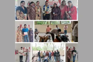 सूरत :  मारवाड़ी युवा मंच अल्थान जागृति शाखा का रक्तदान शिविर में 25 यूनिट रक्त संग्रहित