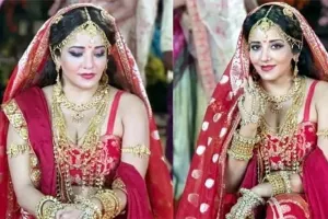 दुल्हन के अवतार में मोनालिसा ने इंटरनेट पर मचाई सनसनी, क्या सच में होने वाली है दूसरी शादी