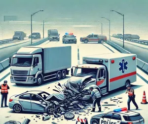 आंध्र प्रदेश में कार ट्रक से टकरायी, इंजीनियरिंग के पांच छात्रों की मौत