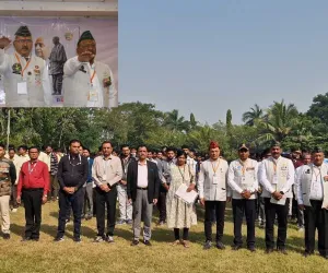 सूरत : विद्यादीप विश्वविद्यालय में भारत भारती के सहयोग से पूर्व सैनिकों के सम्मान में “संवाद” कार्यक्रम आयोजित