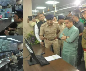 सूरत : उपमुख्यमंत्री हर्ष संघवी ने पुलिस मुख्यालय में अत्याधुनिक सीसीटीवी कमांड एवं कंट्रोल सेंटर ‘नेत्रम’ का उद्घाटन किया