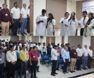 सूरत : सार्वजनिक यूनिवर्सिटी ने NSS के नेतृत्व में समूहगान के साथ वंदे मातरम के 150 वर्ष उत्साहपूर्वक मनाए