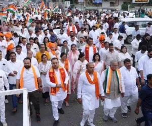 वडोदरा के सयाजीगंज में 'सरदार @ 150: एकता मार्च' का भव्य आयोजन