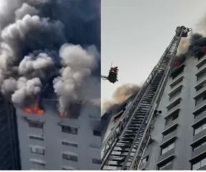 सूरत : राज टेक्सटाइल मार्केट में भीषण आग, करोड़ों का कपड़ा जलकर खाक