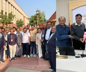 सूरत : चैंबर डेलीगेशन का नई दिल्ली दौरा, नए संसद भवन सहित कई अहम संस्थानों का किया भ्रमण