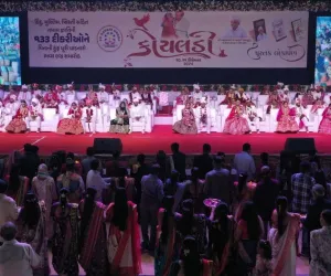 सूरत : कोयलड़ी सामूहिक विवाह का भावुक दूसरा दिन, 56 बेटियों की विदाई