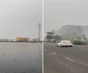 सूरत: बारिश और घने कोहरे के साथ नए साल का आगाज; पारा गिरते ही शहर में बढ़ी ठिठुरन