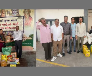 सूरत : डॉ. प्रफुल्ल शिरोया एवं पूर्व महापौर अश्मिता शिरोया के मार्गदर्शन में ग्रीन पार्क युवक मंडल का सराहनीय मानवीय प्रयास