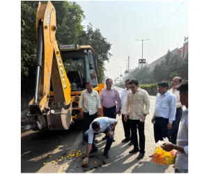 सूरत : सचिन जीआईडीसी में जलभराव की समस्या होगी खत्म, 4.97 करोड़ के ड्रेनेज प्रोजेक्ट का हुआ शिलान्यास