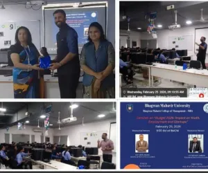 सूरत : भगवान महावीर कॉलेज ऑफ मैनेजमेंट में ‘बजट 2026’ पर सेमिनार आयोजित