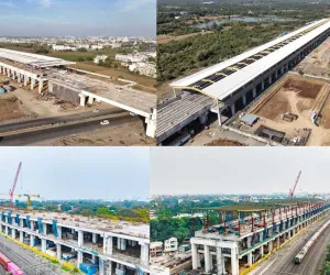 सूरत : बुलेट ट्रेन स्टेशन का स्ट्रक्चरल काम पूरा, फिनिशिंग और ट्रैक कार्य जारी