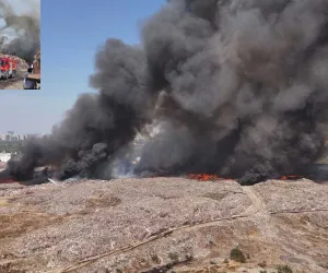 सूरत : खजोद डंपिंग साइट पर दूसरे दिन भी धधकती आग, कचरा निपटान पर उठे गंभीर सवाल