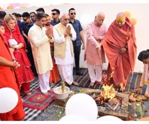 वृंदावन में आश्रम उद्घाटन, मोहन भागवत ने जनसंख्या नीति पर विचार साझा किए