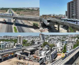 सूरत : सूरत मेट्रो का ट्रायल रन शुरू, ड्रीम सिटी–अलथान रूट पर दौड़ी पहली ट्रेन