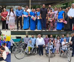 सूरत : सेवा के जरिए मनाया जन्मदिन,  जिग्नेश पाटिल ने मरीजों और दिव्यांगों को बांटी मदद सामग्री