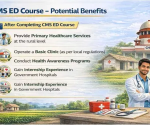 CMS ED Course क्या है? क्या यह ग्रामीण युवाओं के लिए स्वास्थ्य सेवा में करियर का नया रास्ता है?