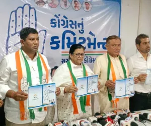 सूरत के लिए कांग्रेस का मेनिफेस्टो जारी, रोजगार, टैक्स राहत और सामाजिक न्याय पर फोकस