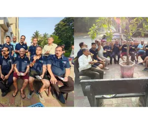 सूरत : न्यू सिविल हॉस्पिटल मॉर्निंग क्लब ने मनाया पश्चिम बंगाल जीत का जश्न