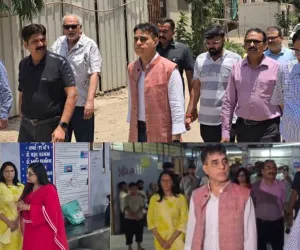 सूरत : स्वास्थ्य मंत्री प्रफुलभाई पनशेरिया का न्यू सिविल हॉस्पिटल में औचक निरीक्षण