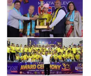 मध्य भारत के सबसे बड़े मैथ्स कैलकुलेशन महाकुंभ में विनर वर्ल्ड अबेकस का शानदार प्रदर्शन