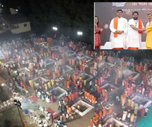 अखंड दत्त बावनी: दत्तात्रेय आश्रम ने 1.25 लाख पान-लवंग, 51 कुंडी यज्ञ से रचा इतिहास