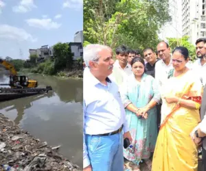 सूरत : खाड़ी में बाढ़ की समस्या के स्थायी समाधान की दिशा में आगे बढ़ा नगर निगम प्रशासन