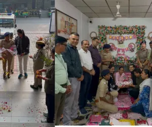 सूरत : पुलिस बनी ममता की मिसाल,  लावारिस नवजात बच्ची की ‘छठी’ मनाकर किया नामकरण