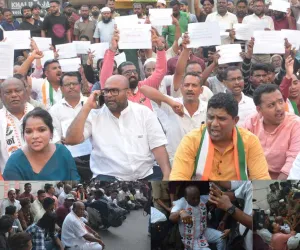 सूरत : नासीरनगर डिमोलिशन विवाद पर कांग्रेस का प्रदर्शन तेज, आयुक्त आवास तक पहुंचा विरोध