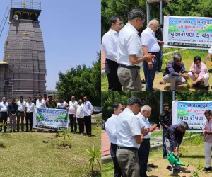 सूरत : डुंडी गांव में वृक्षारोपण और धार्मिक कार्यक्रम का आयोजन
