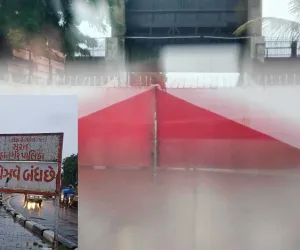 सूरत : मानसून ने पकड़ी रफ्तार, तापी नदी का जलस्तर बढ़ा; इस सीजन में पहली बार वीयर कम कॉजवे बंद