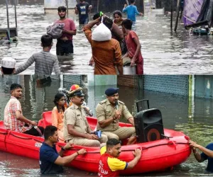सूरत : दो दिन की मूसलाधार बारिश के बाद राहत, लेकिन खाड़ी बाढ़ का खतरा बरकरार; तीन खाड़ियाँ खतरे के स्तर से ऊपर