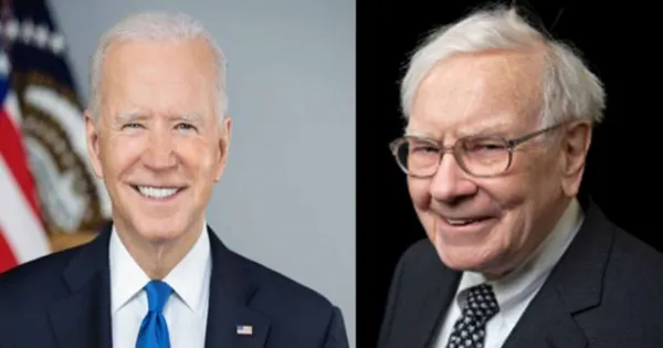America: Billionaire Warren Buffett steps up to stop the banking crisis, meets US President Joe Biden.  Loktej World News
