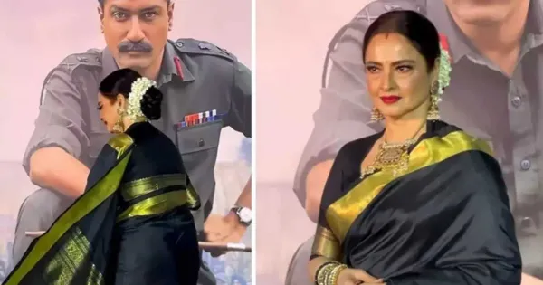 Rekha won everyone’s heart during the special screening of ‘Sam Bahadur’, video in discussion.  Loktej Entertainment News